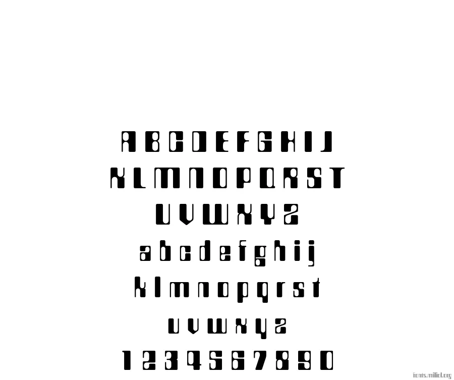 251-CAI978 字体映射图