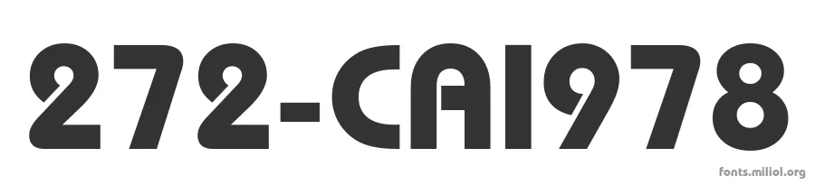 272-CAI978 字体预览图
