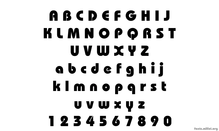 310-CAI978 字体映射图