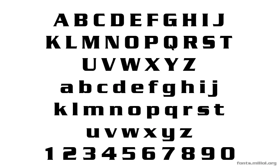 311-CAI978 字体映射图