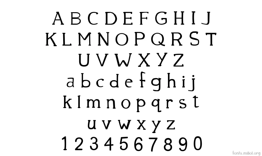 355-CAI978 字体映射图