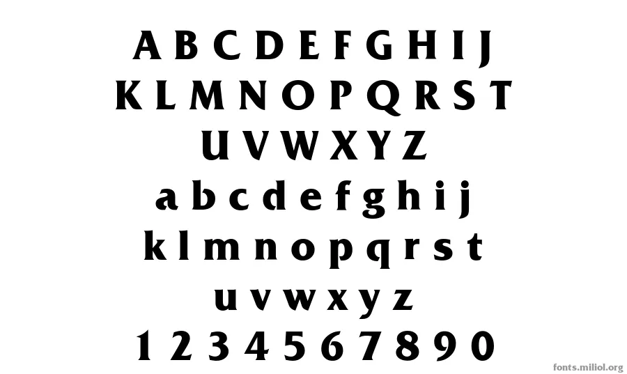 361-CAI978 字体映射图