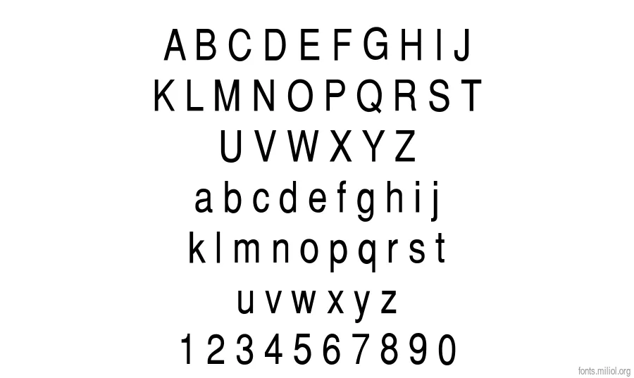 393-CAI978 字体映射图