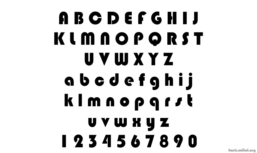 408-CAI978 字体映射图