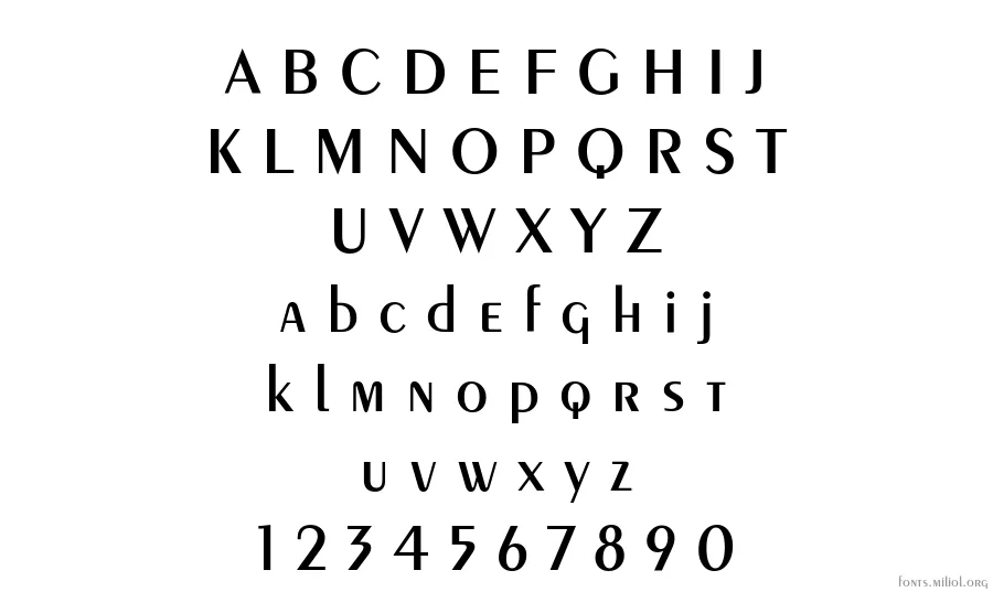 423-CAI978 字体映射图