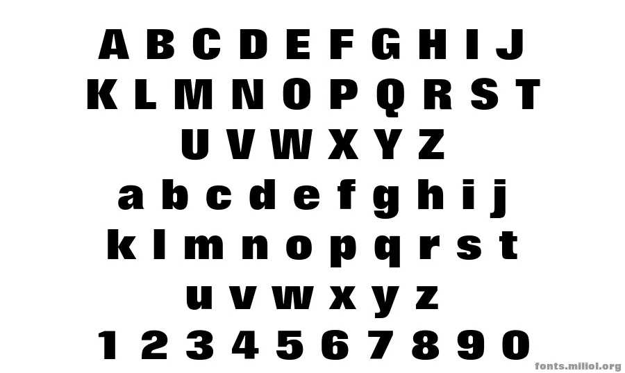 427-CAI978 字体映射图