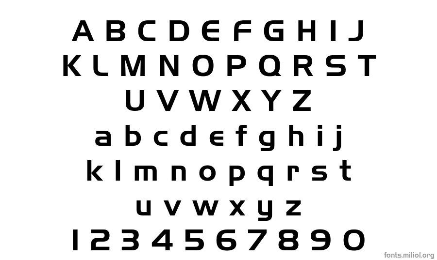 435-CAI978 字体映射图