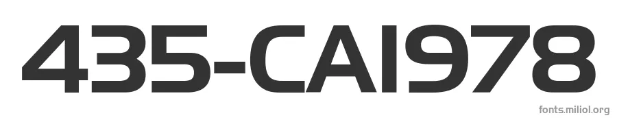 435-CAI978 字体预览图