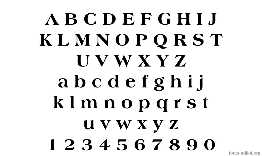 460-CAI978 字体映射图