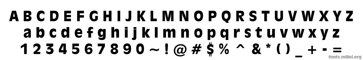 792-CAI978 字体映射图