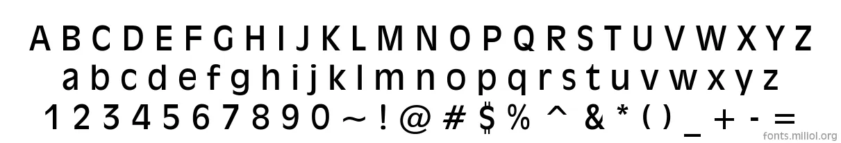 794-CAI978 字体映射图