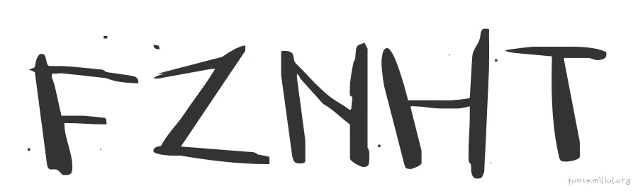 FZNHT 字体预览图