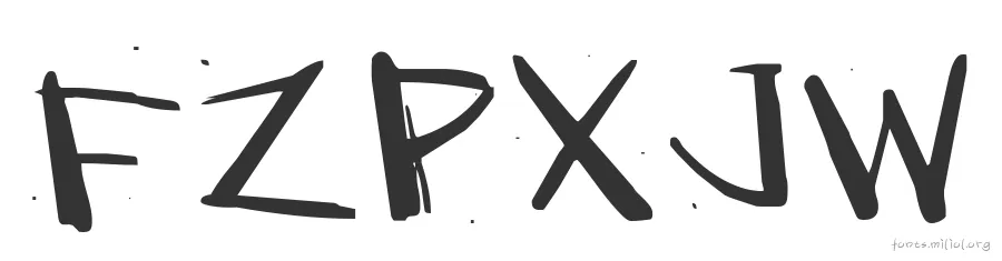 FZPXJW 字体预览图
