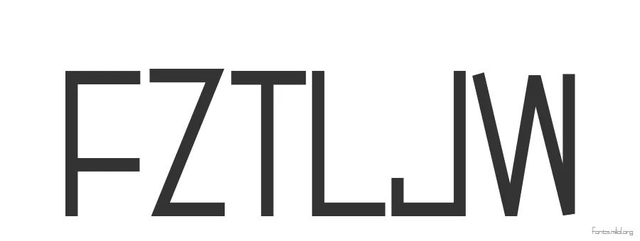 FZTLJW 字体预览图