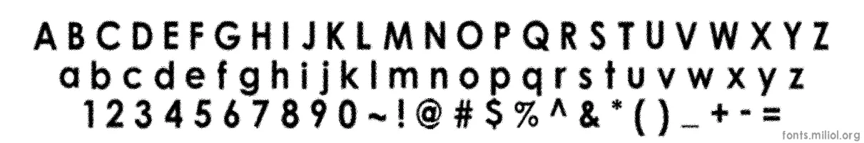 01-01-00 字体映射图