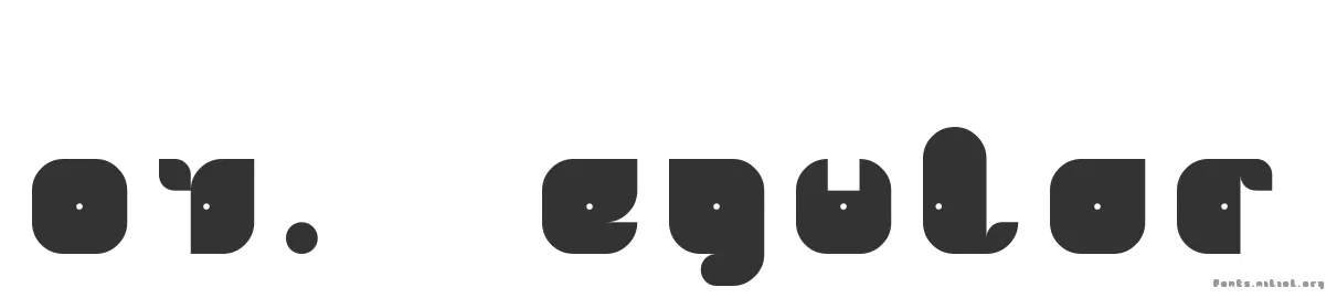 01.BASE Regular 字体预览图