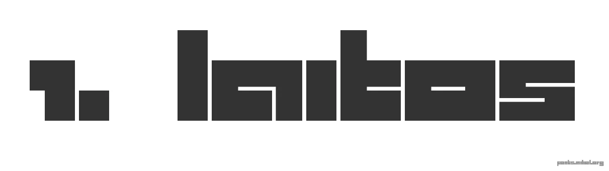 1. laitos 字体预览图