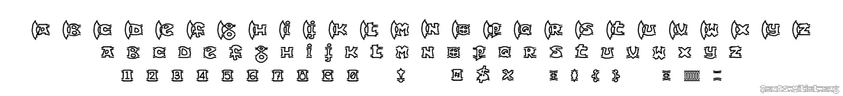 {ogrejuice} 字体映射图