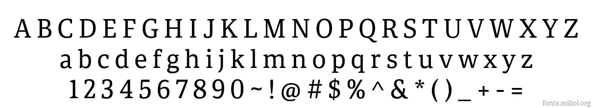 Portada 字体映射图